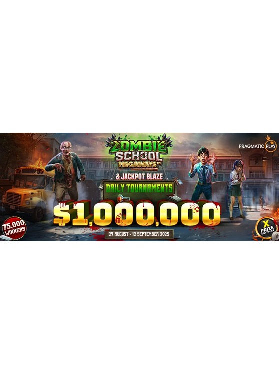 PP JACKPOT BLAZE & ZOMBIE SCHOOL MEGAWAYS DAILY TOURNAMENT